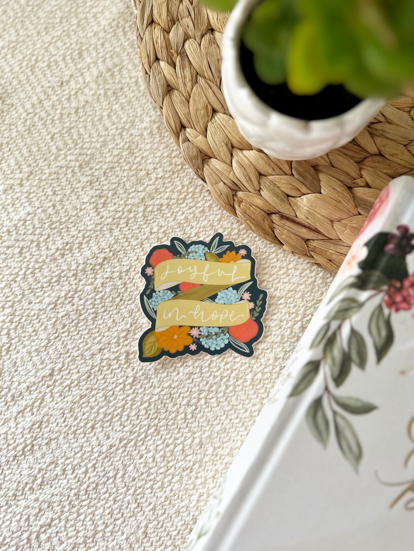 Vinyl Sticker | joyful in hope