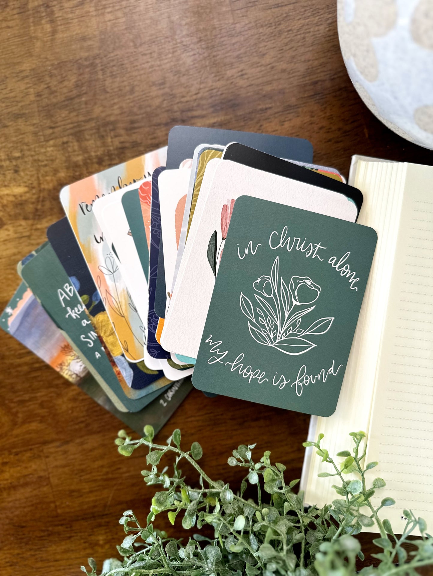 99 days of Encouragement | 2nd EDITION | Mini print set | with stand