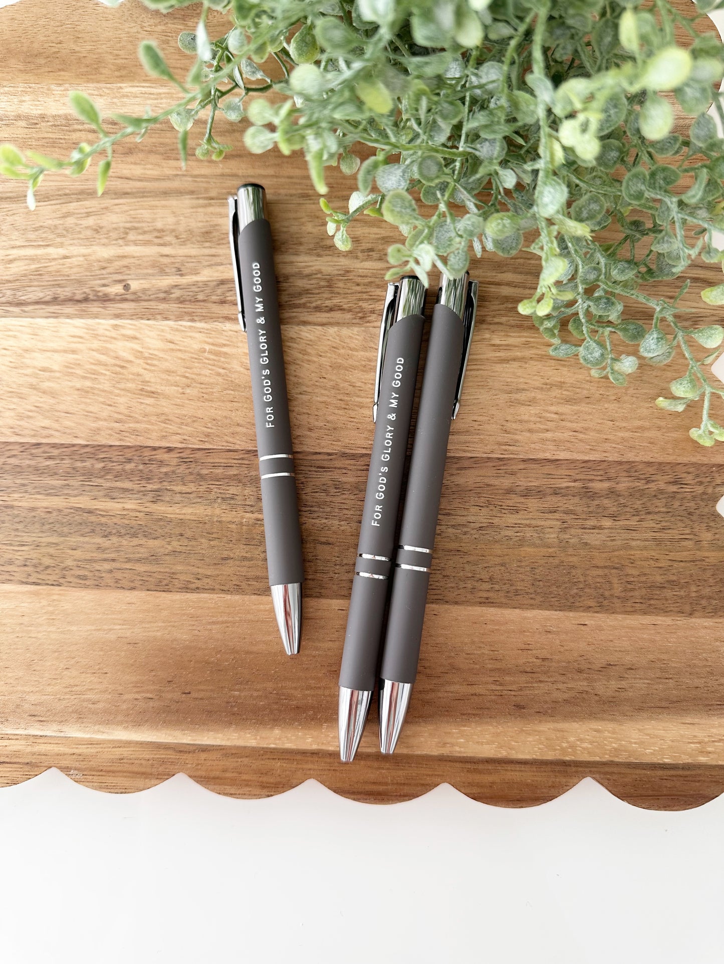 Engraved Pen “for God’s glory and my good”