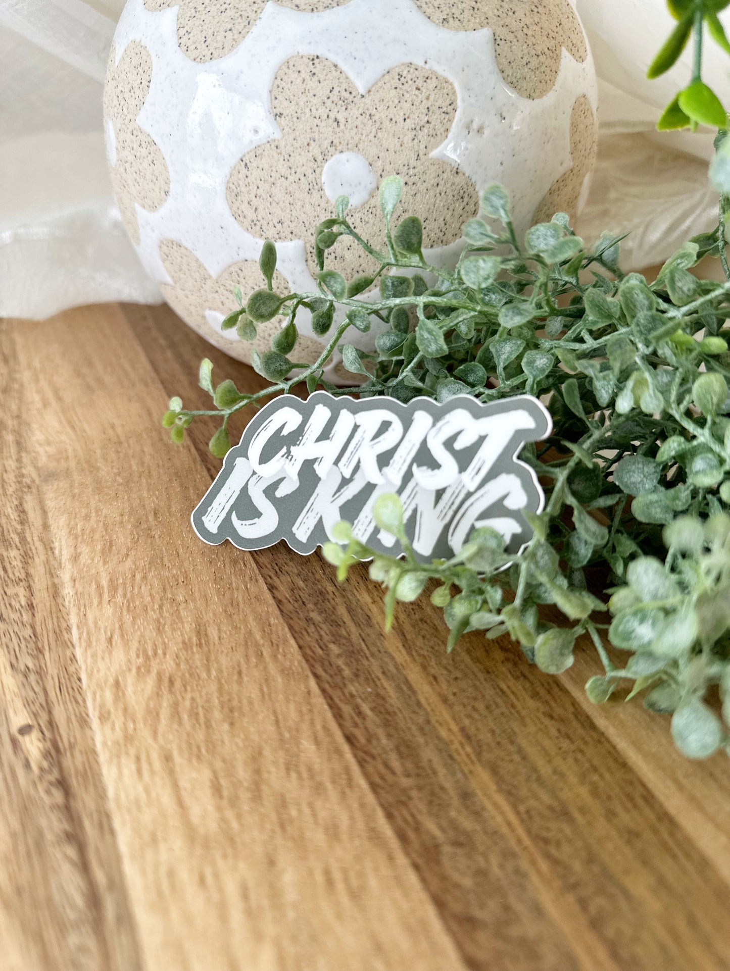Christ is King | vinyl sticker