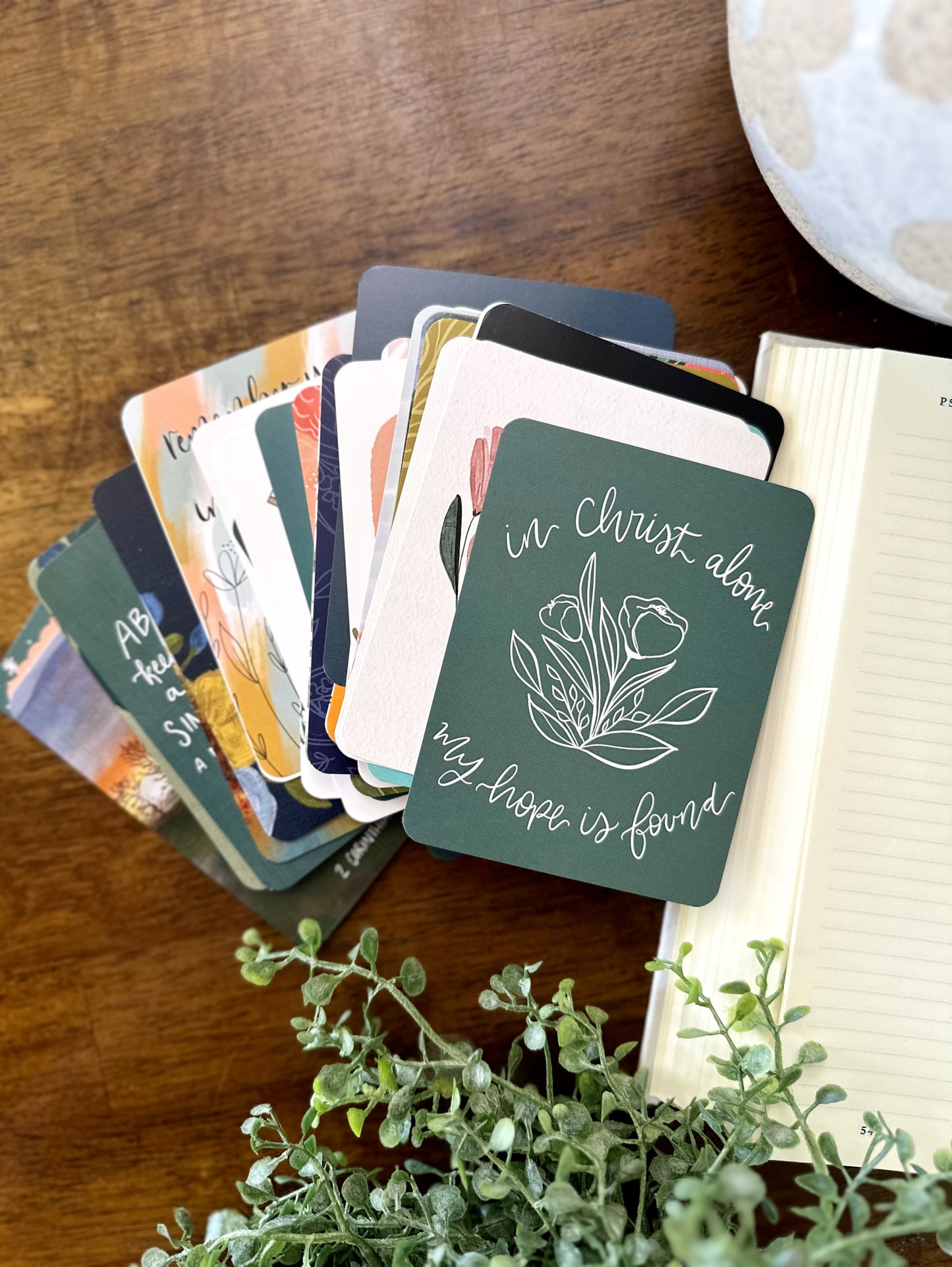 99 days of Encouragement | 2nd EDITION | Mini print set | with stand