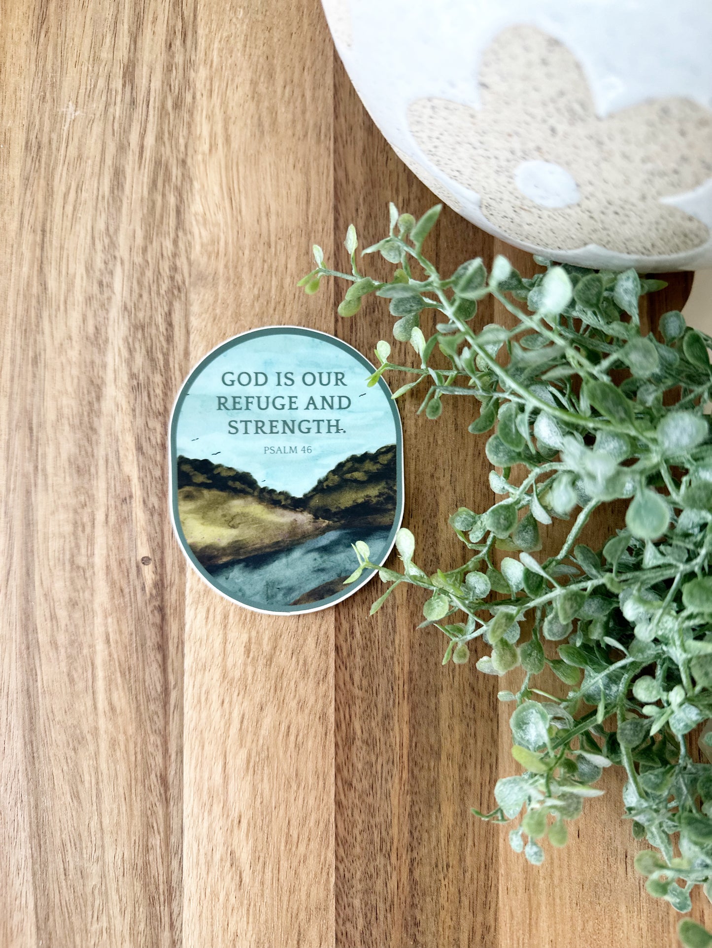 God is our refuge and strength | vinyl sticker, Magnet