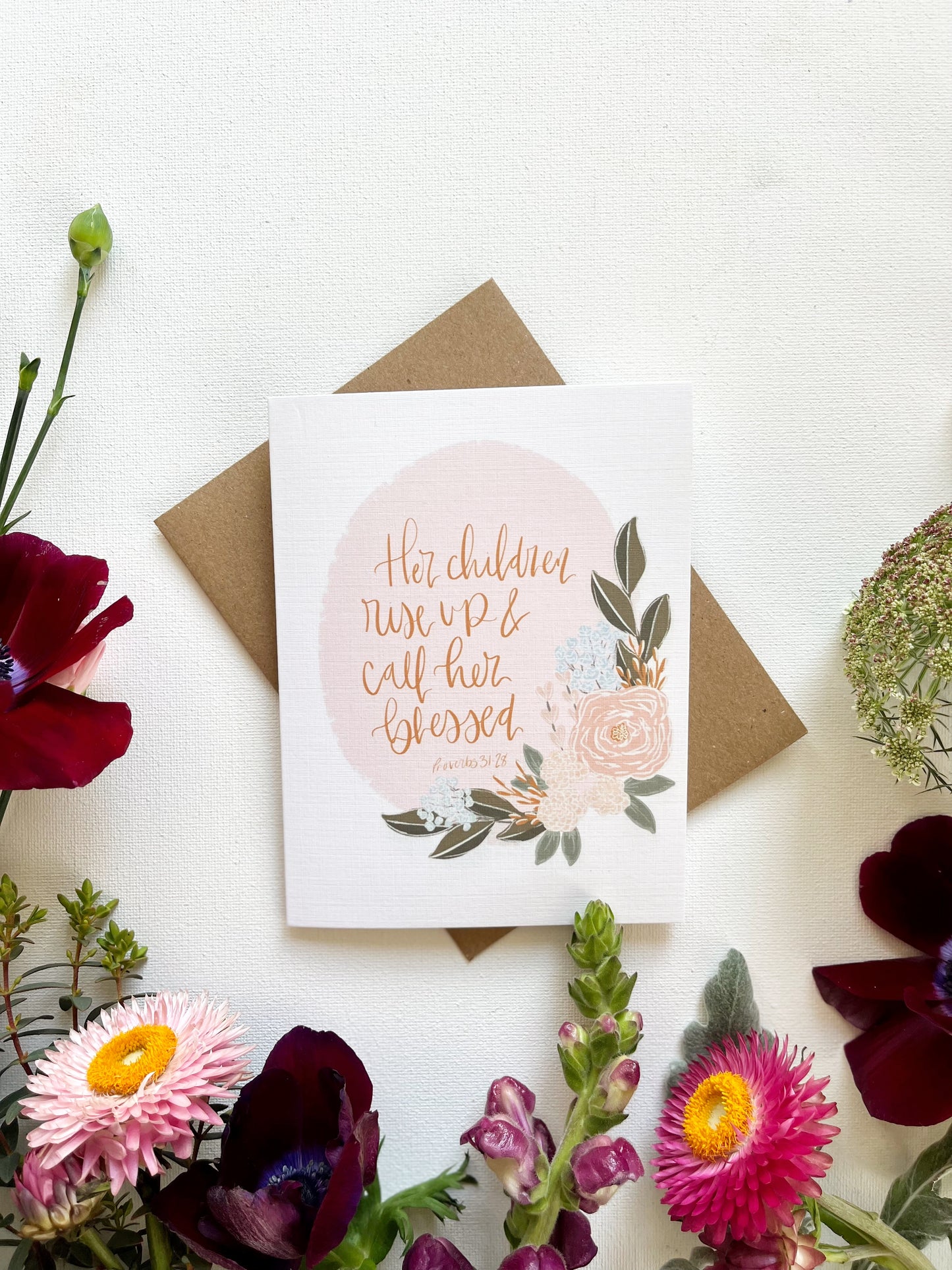 Cards and envelope | Floral | Happy Mother’s Day