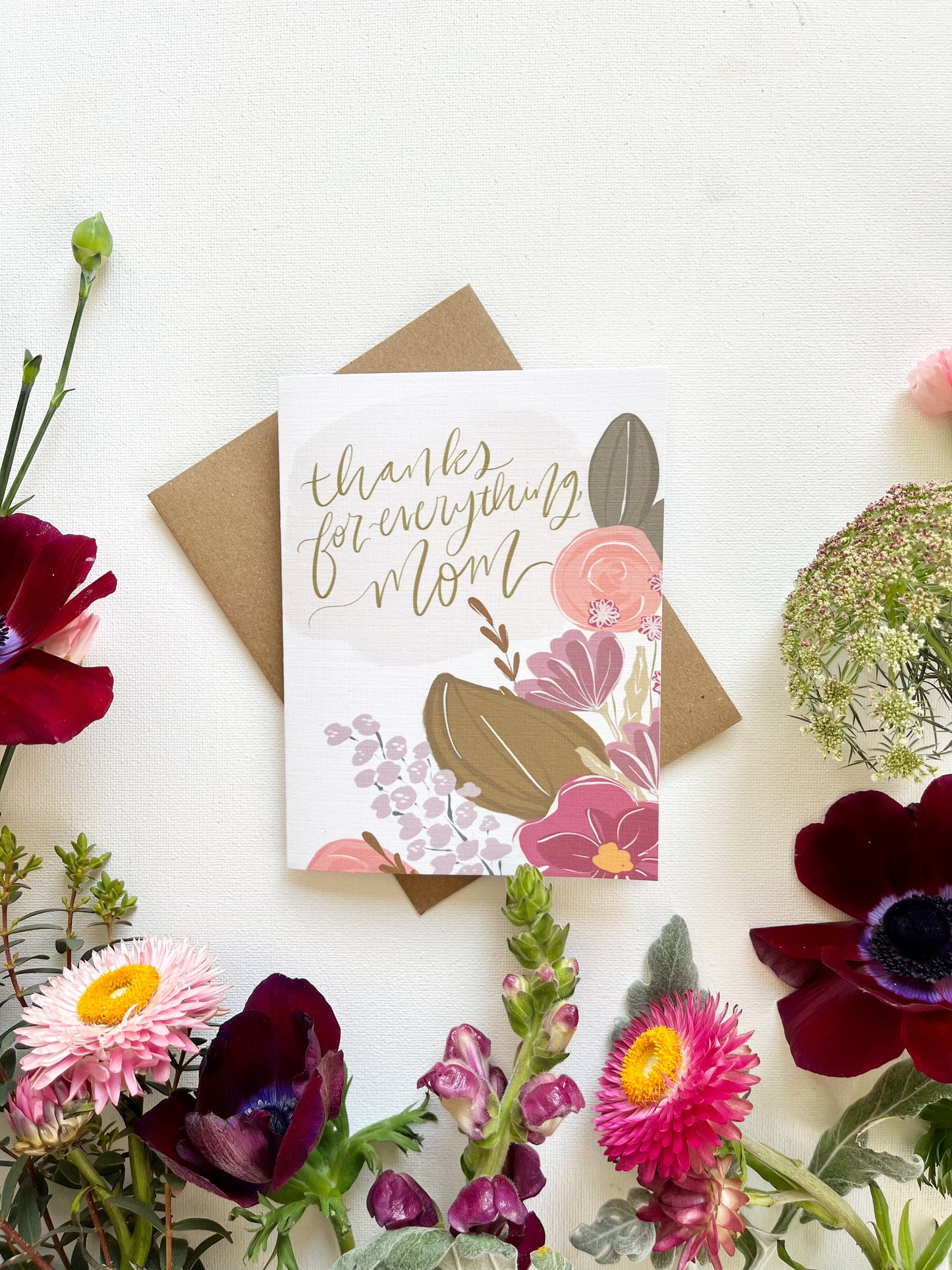 Cards and envelope | Floral | Happy Mother’s Day