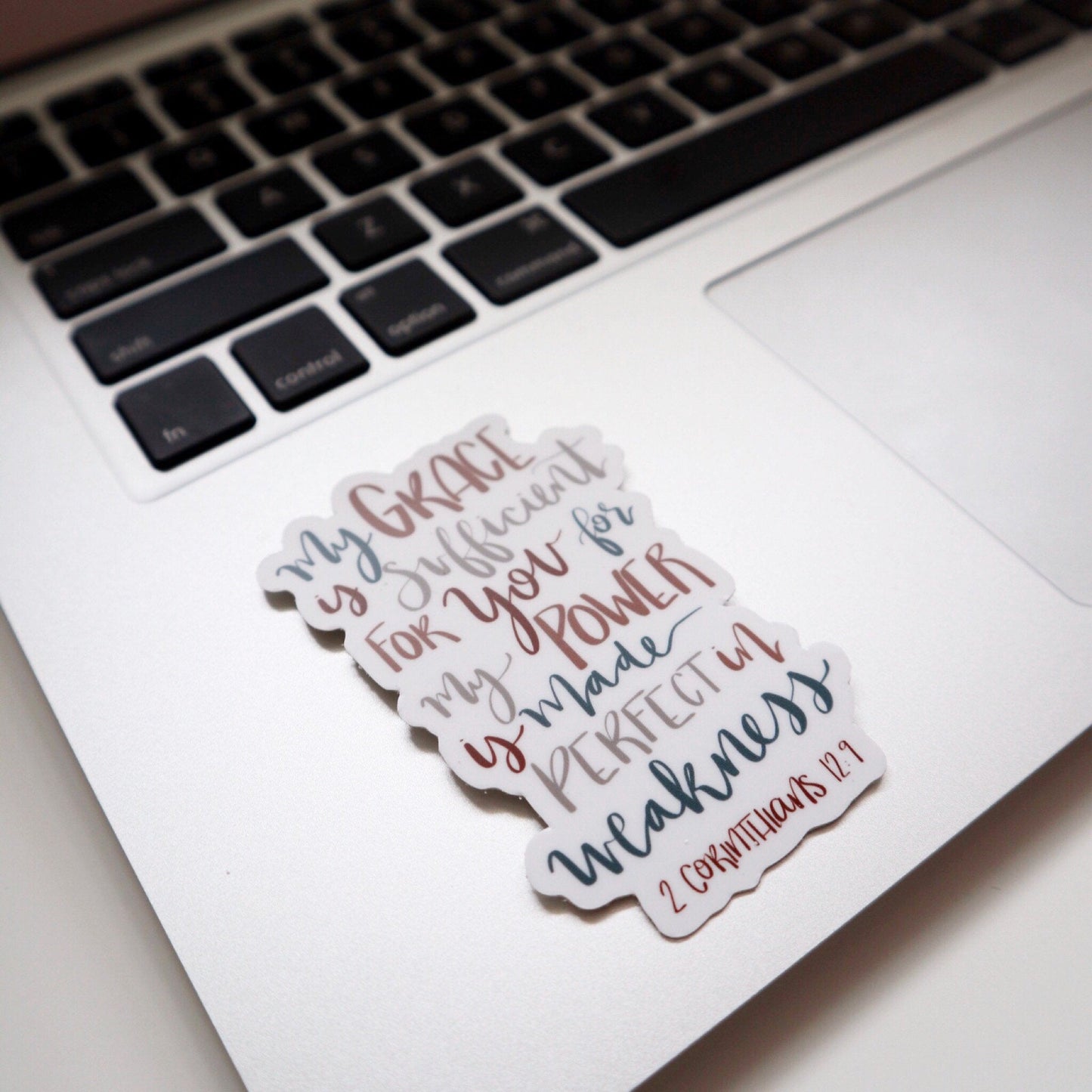 Vinyl Sticker | My Grace is Sufficient for you | Laptop decal | Phone case decal