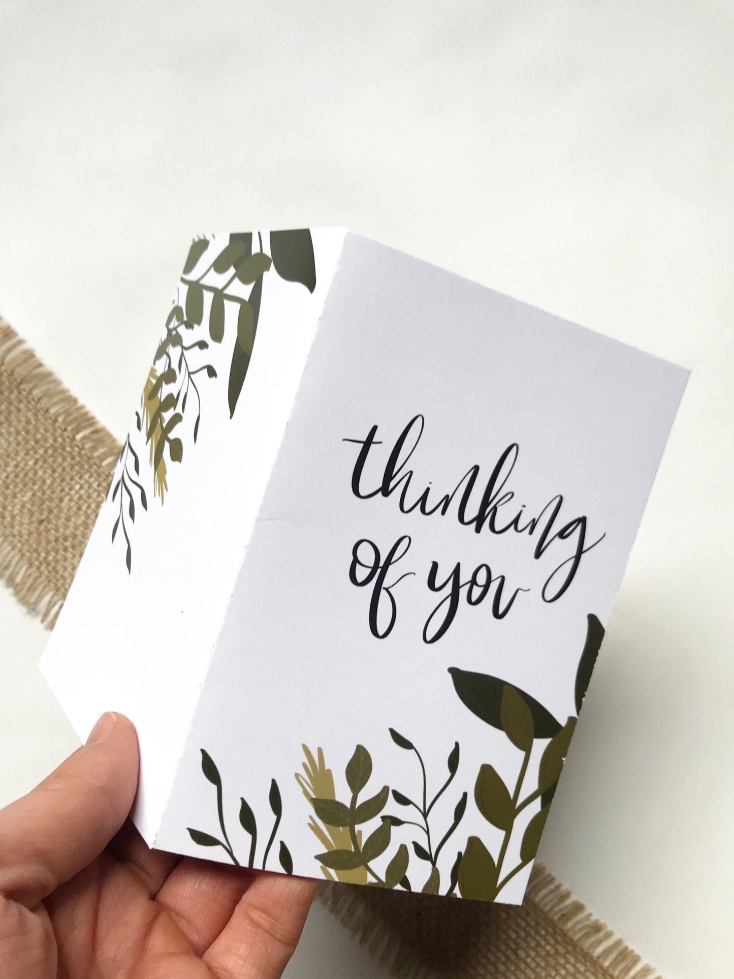 Cards and envelope | Thinking of you | blank inside | Encouragement | Thinking of You | Greeting | Secret Sister | Birthday