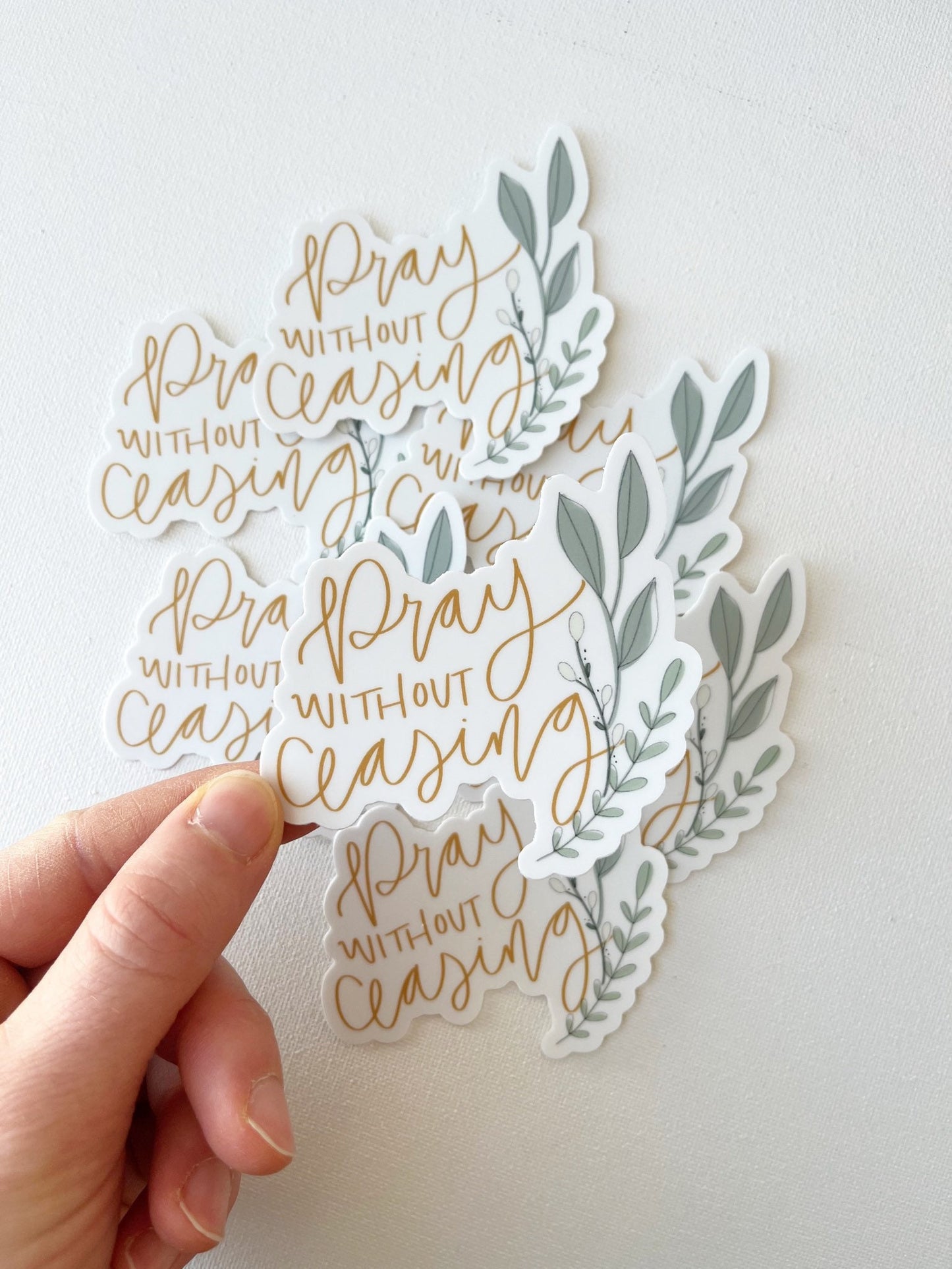 Vinyl Sticker | Pray without ceasing