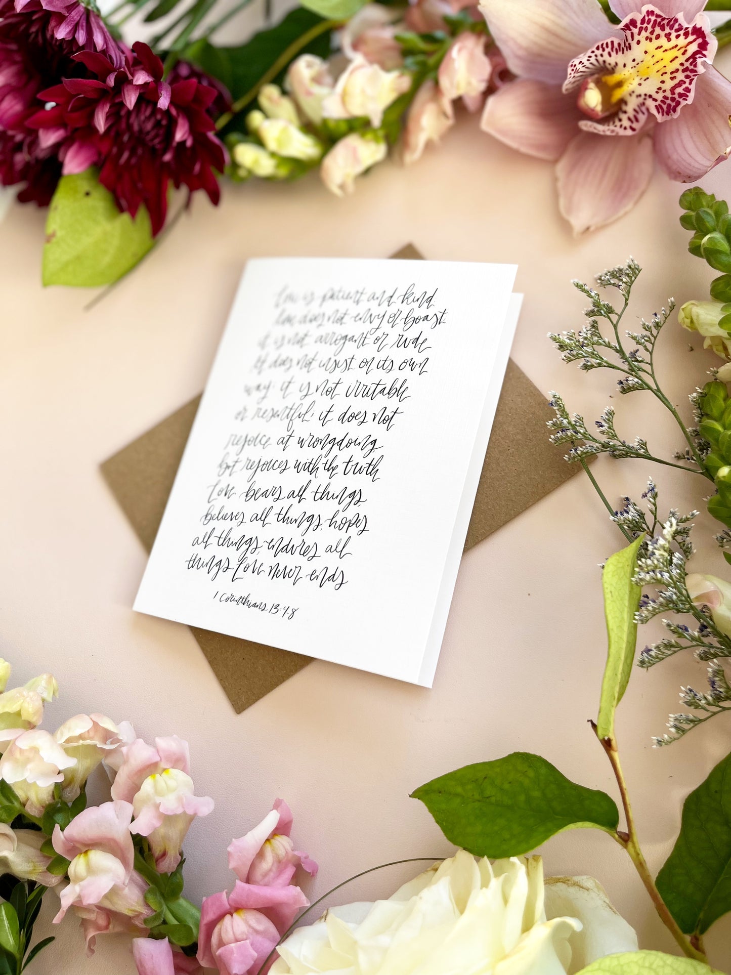 Greeting Card | 1 Corinthians 13 LOVE IS