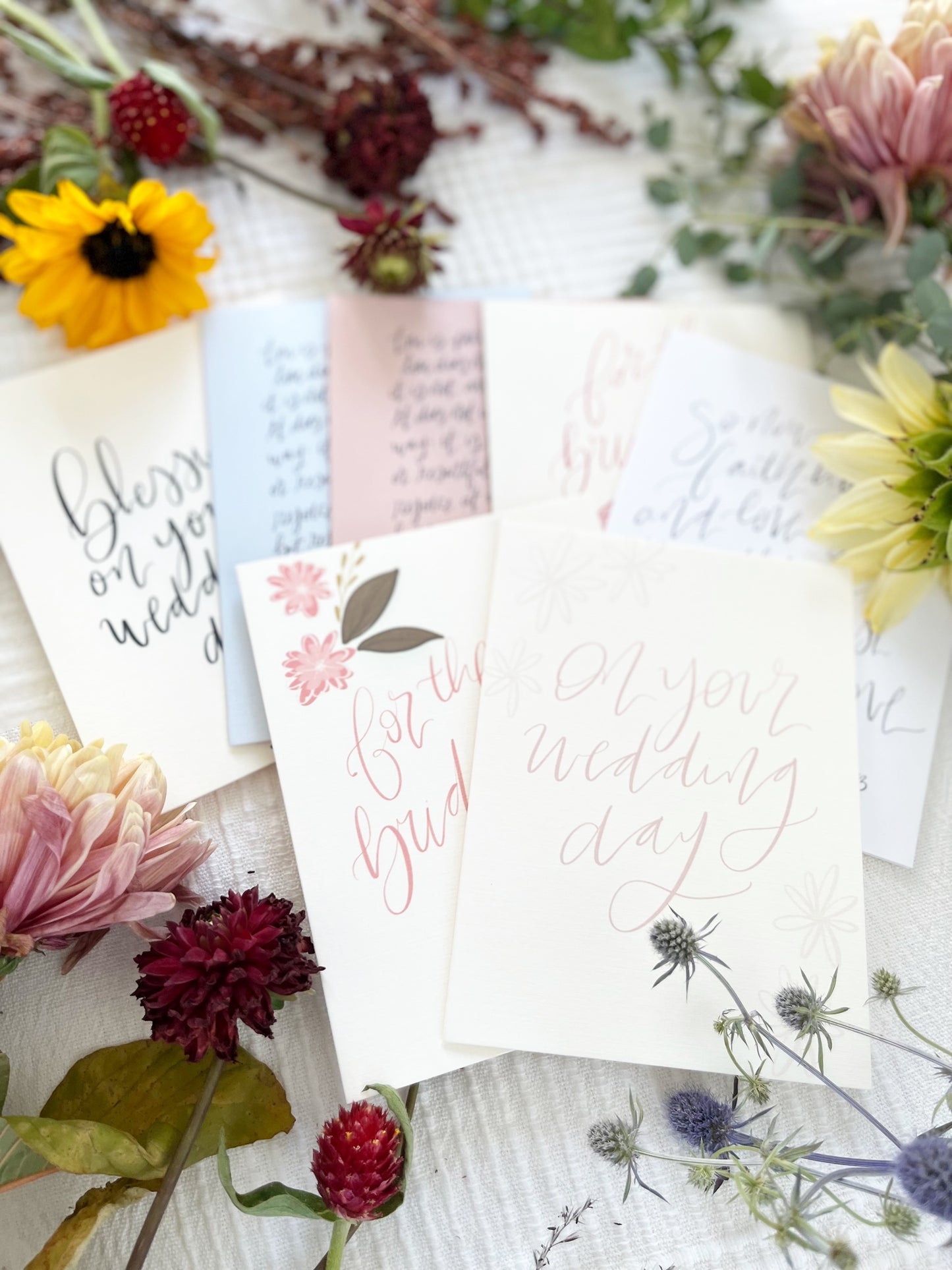 Cards and envelope | Wedding Greeting Card Set