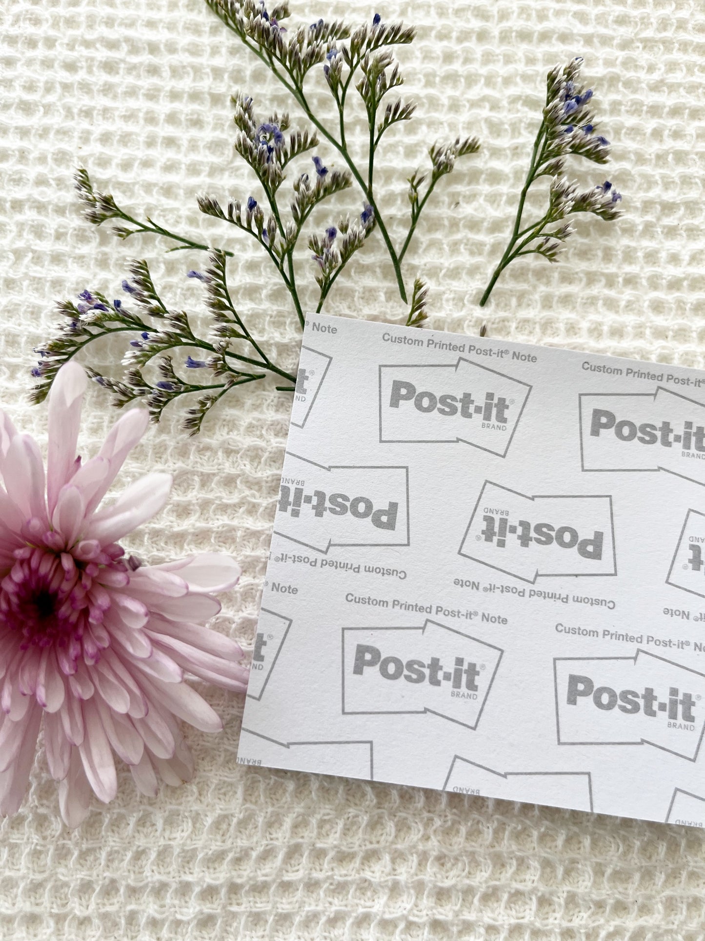 Post It Notes | Floral | 3 x 3 | To do, grocery list, reminder, just because, gift, Mother's Day