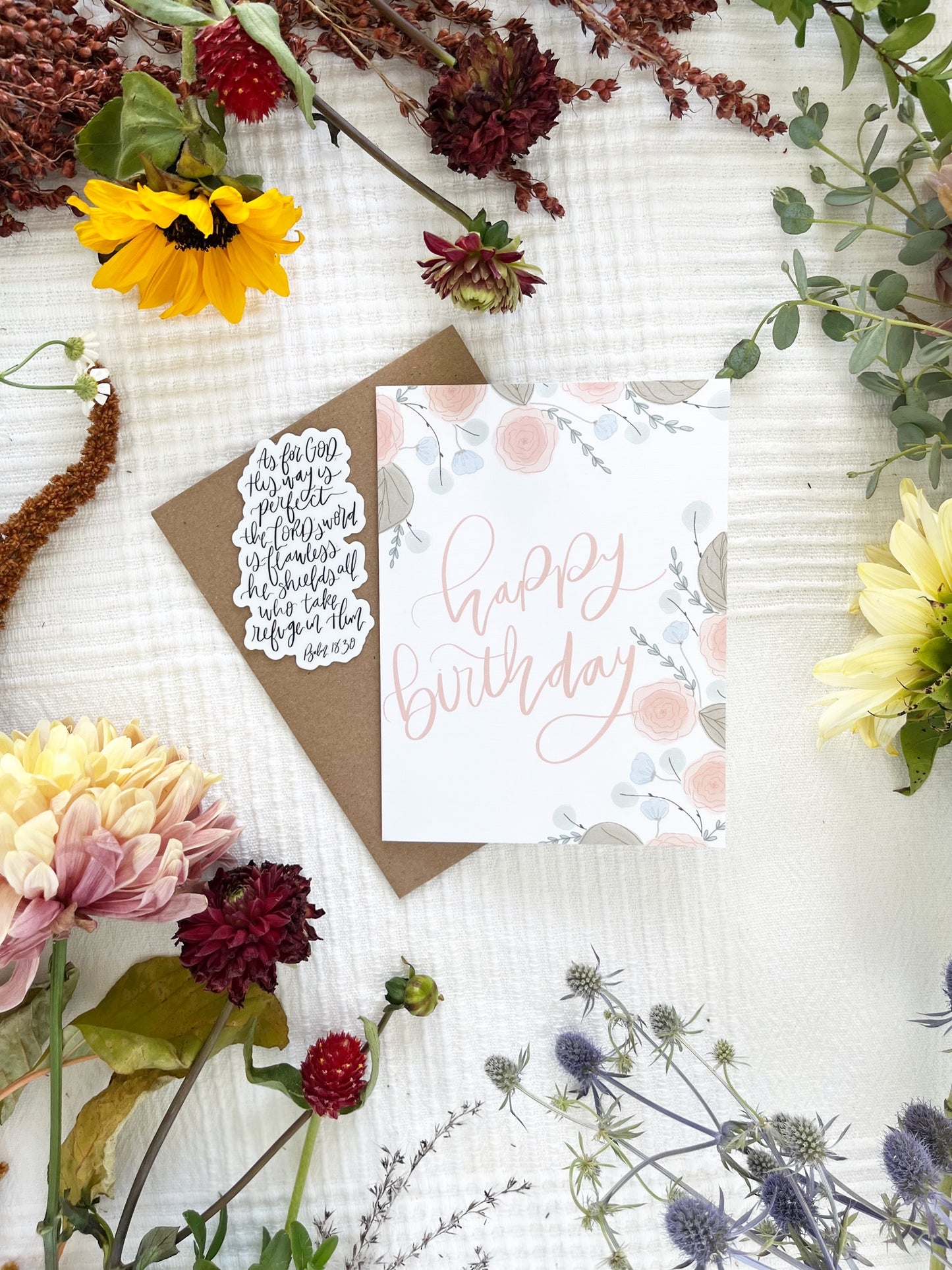 Greeting Card & Sticker | Happy Birthday