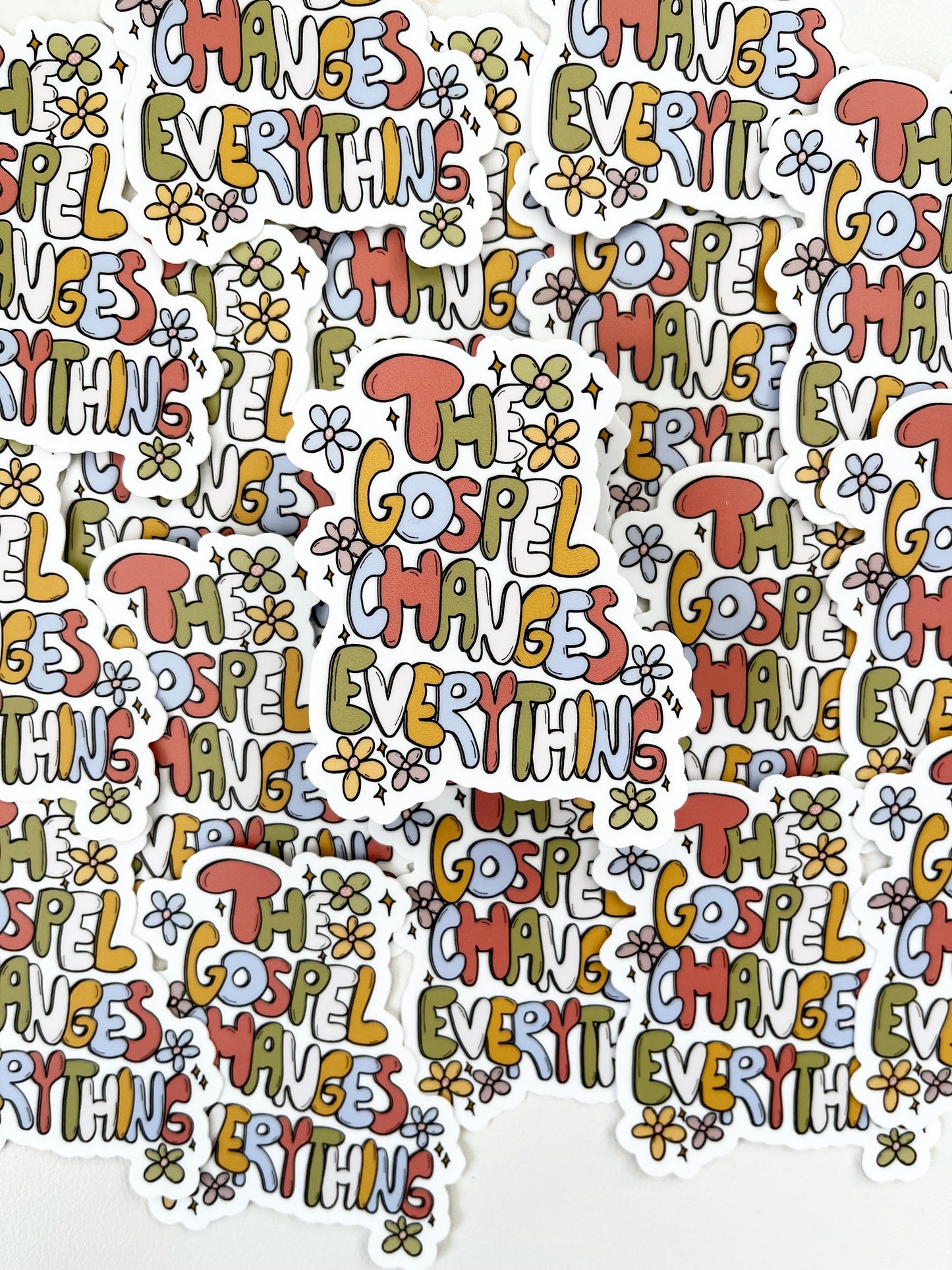 Vinyl Sticker | The gospel changes everything