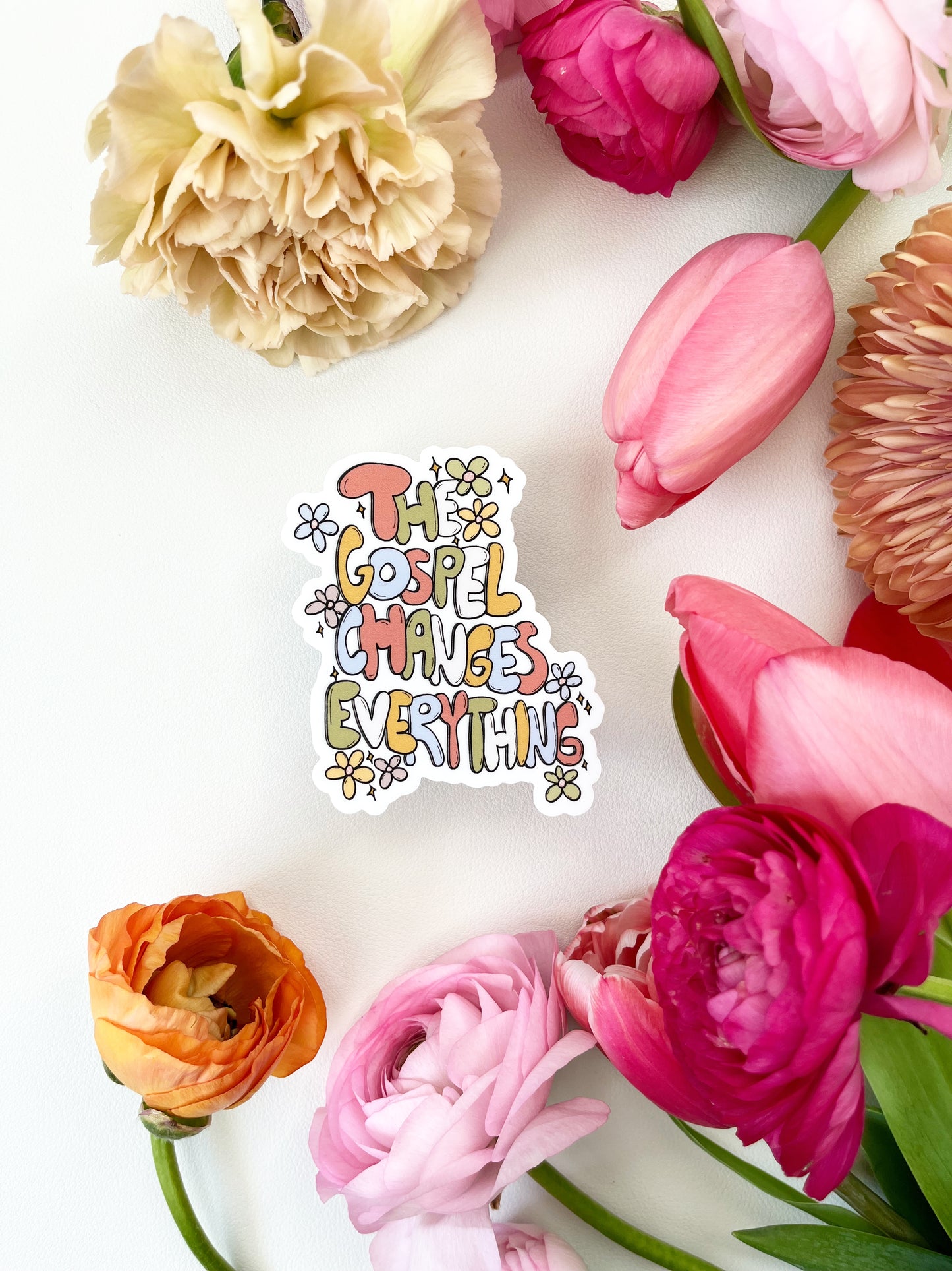 Vinyl Sticker | The gospel changes everything
