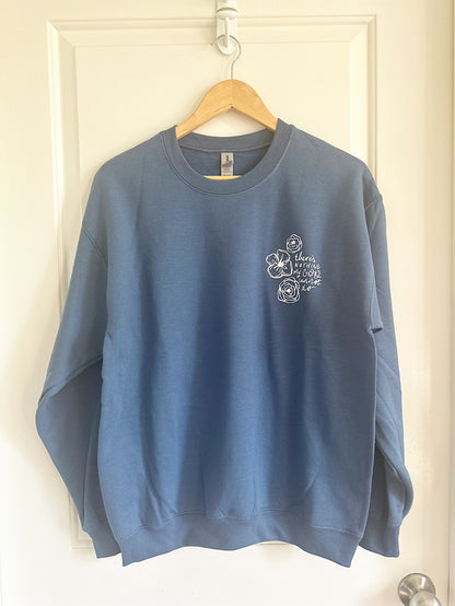 FLORAL There’s nothing my God cannot do | crewneck