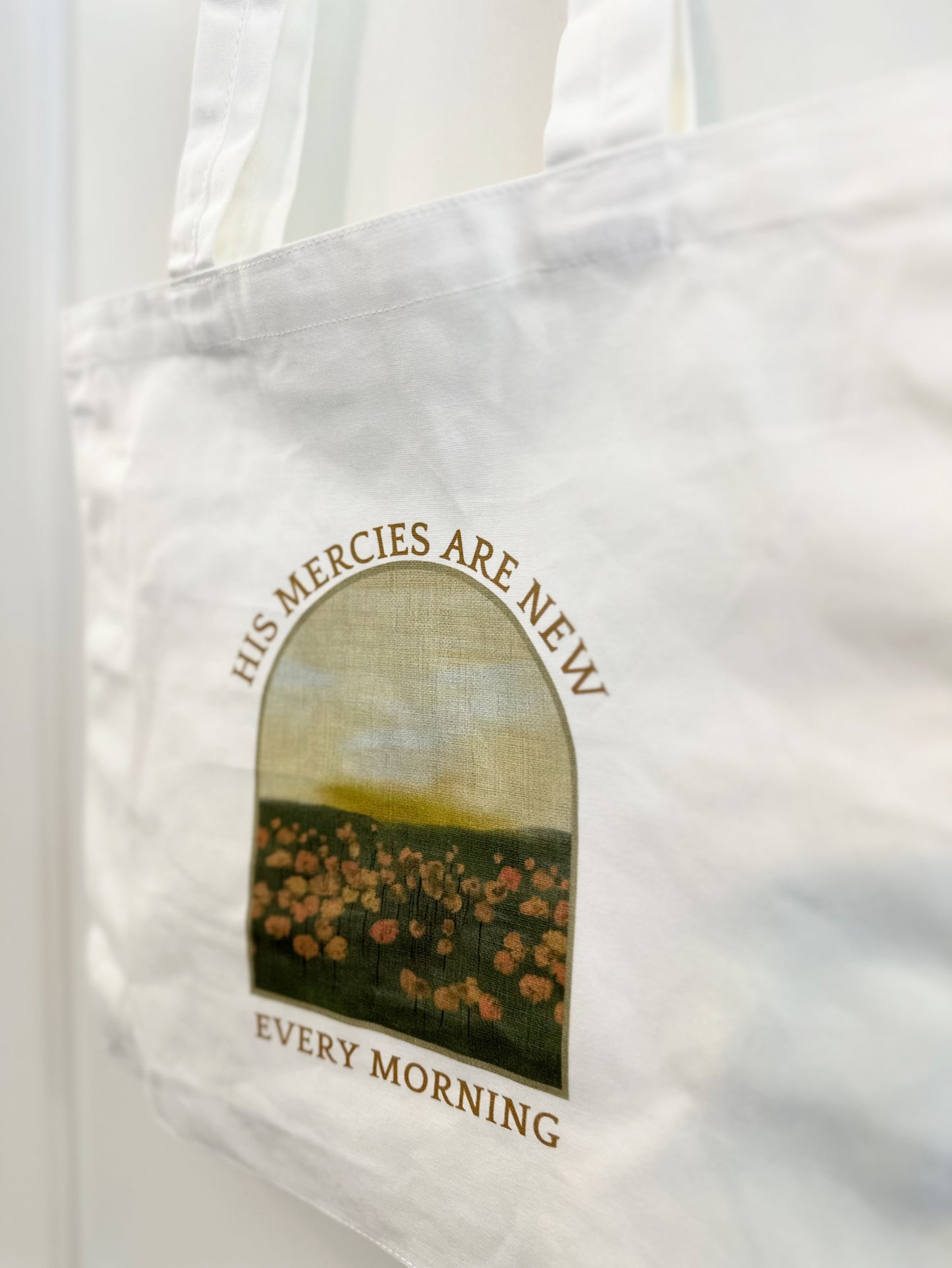 Tote Bag “His mercies are new every morning”