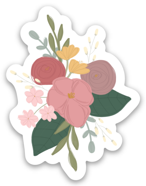Vinyl Sticker | floral