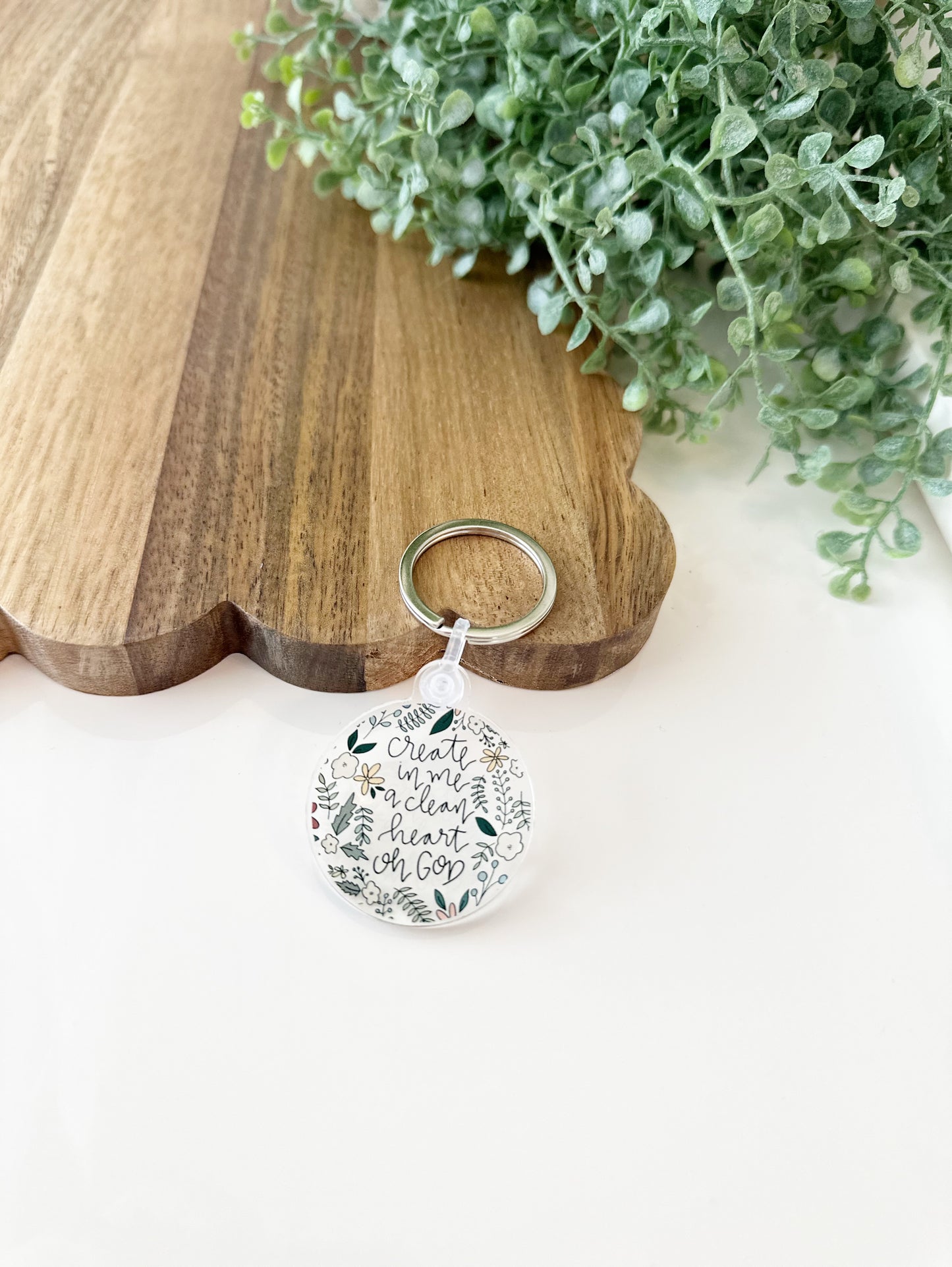 Keychain | Create in me a clean heart Oh God