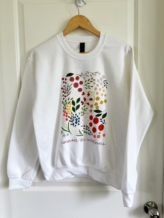 Consider the wildflowers | crewneck