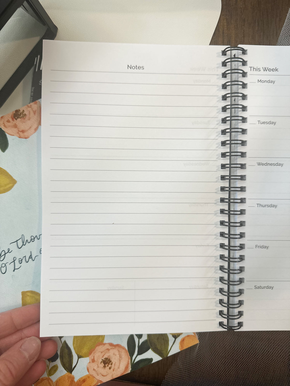 Undated weekly planner  | Be Thou my vision, O Lord of my heart