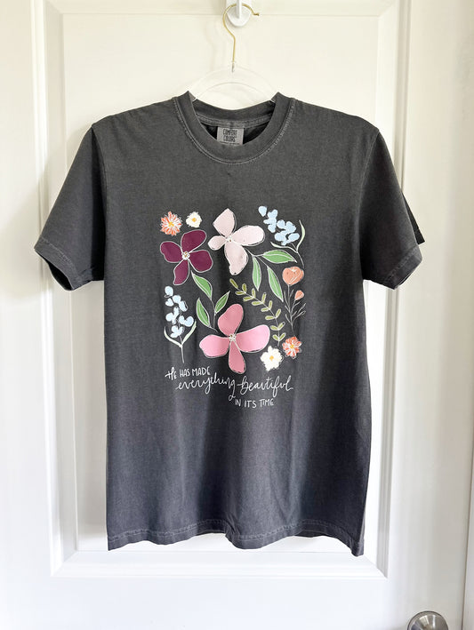 He has made everything beautiful in its time | Comfort Colors Tshirt
