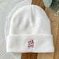 Fleece-lined Knit Toque | WHITE | Count it all joy