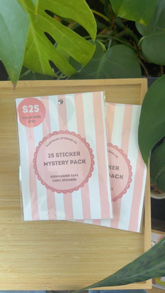 25 Sticker MYSTERY PACK