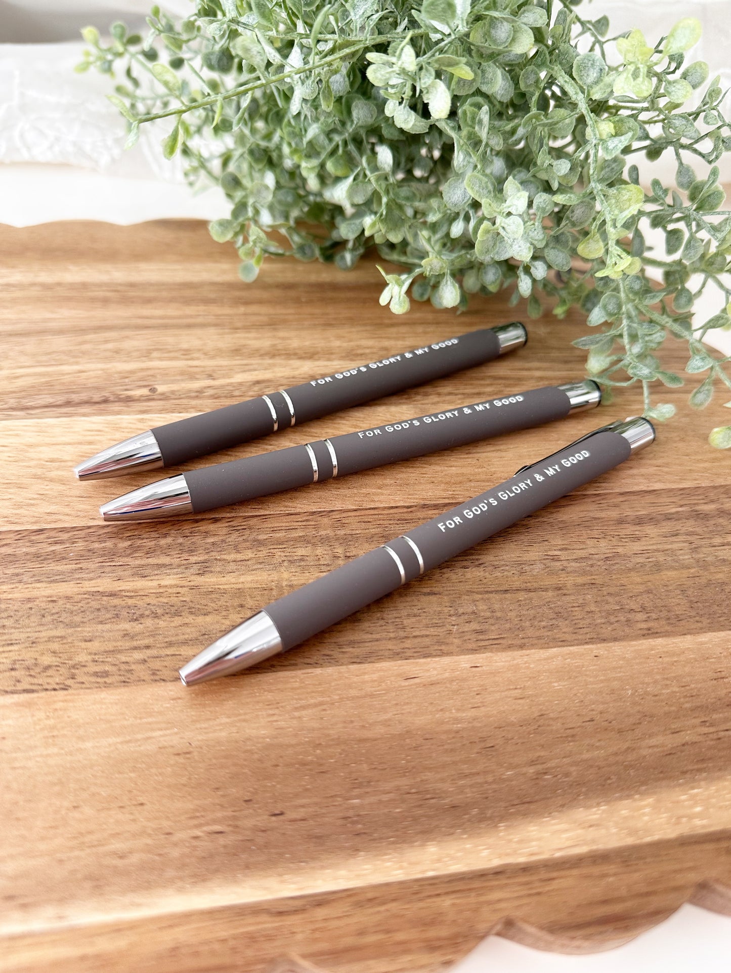 Engraved Pen “for God’s glory and my good”