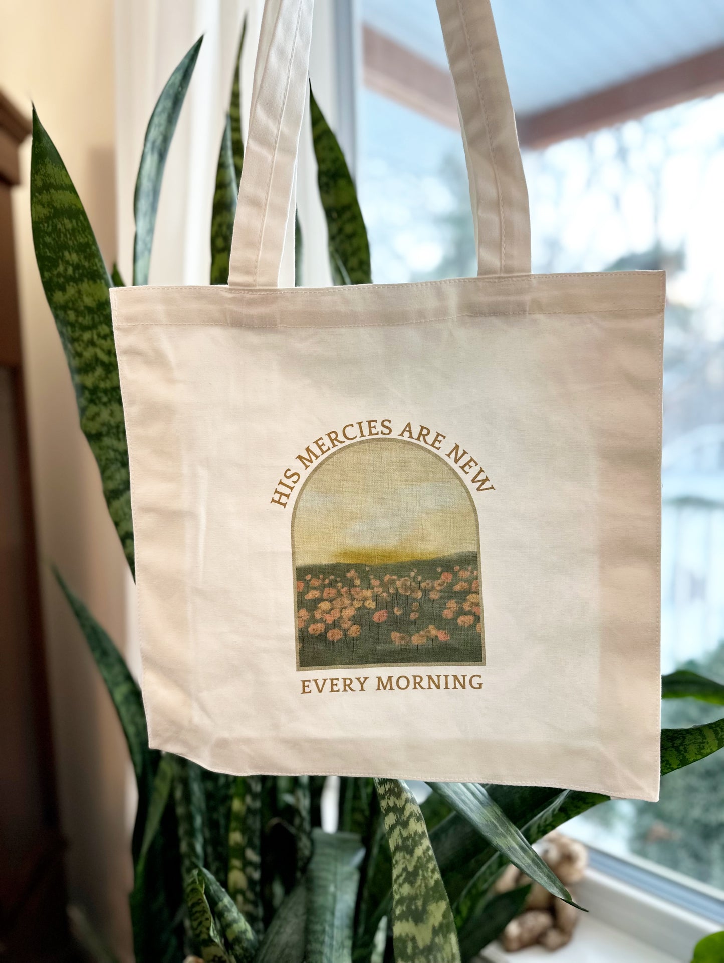 Tote Bag “His mercies are new every morning”
