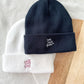 Fleece-lined Knit Toque | NAVY | Soli Deo Gloria