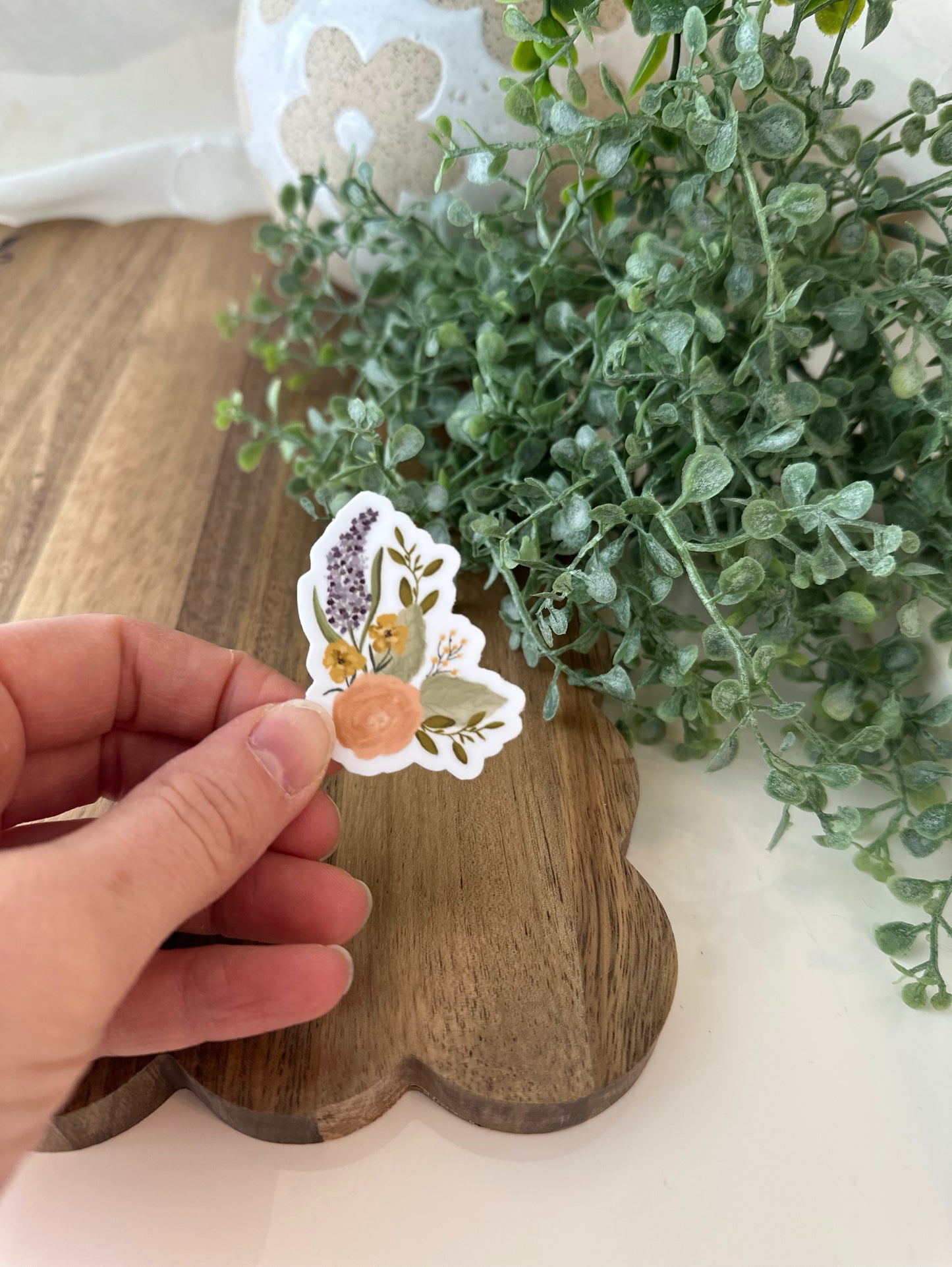 Peachy Bloom | vinyl sticker