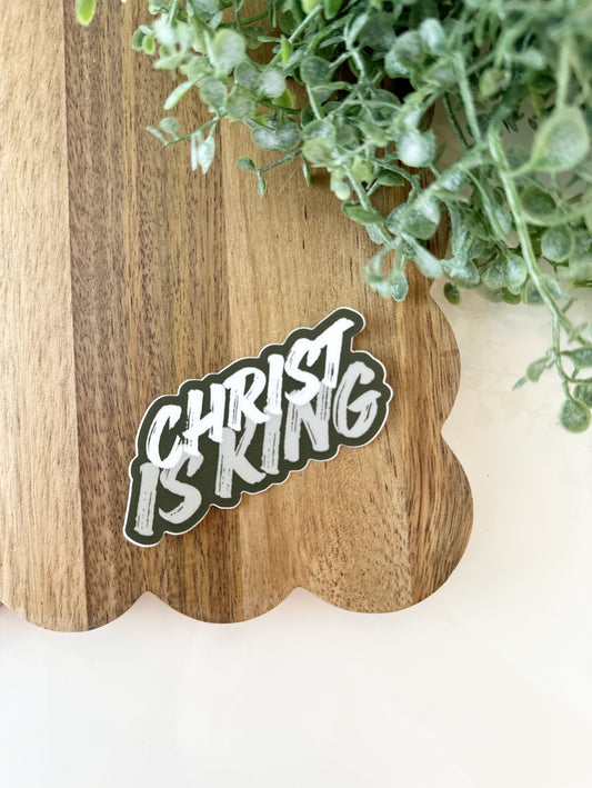 Christ is King | vinyl sticker