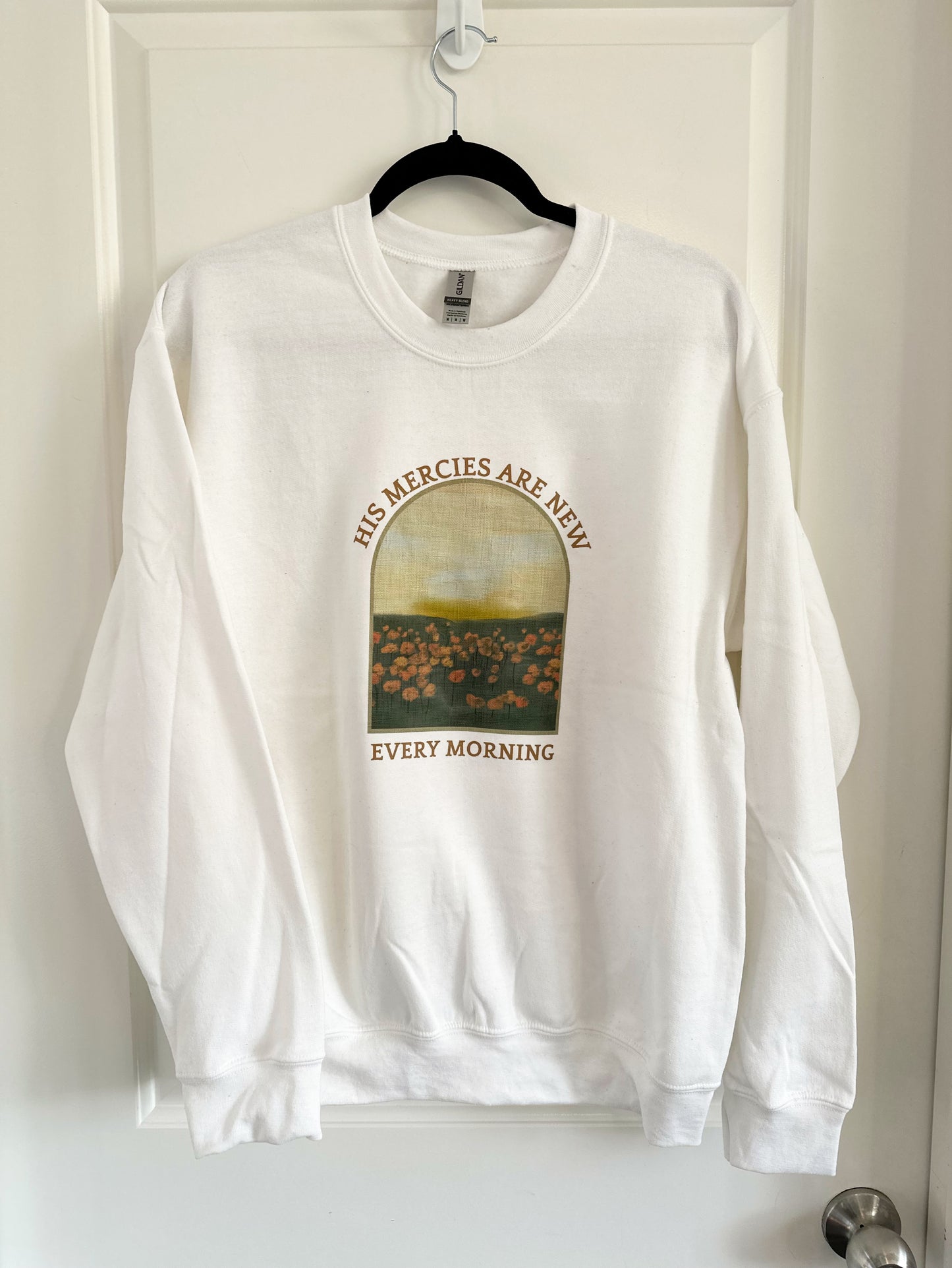 His mercies are new every morning | crewneck