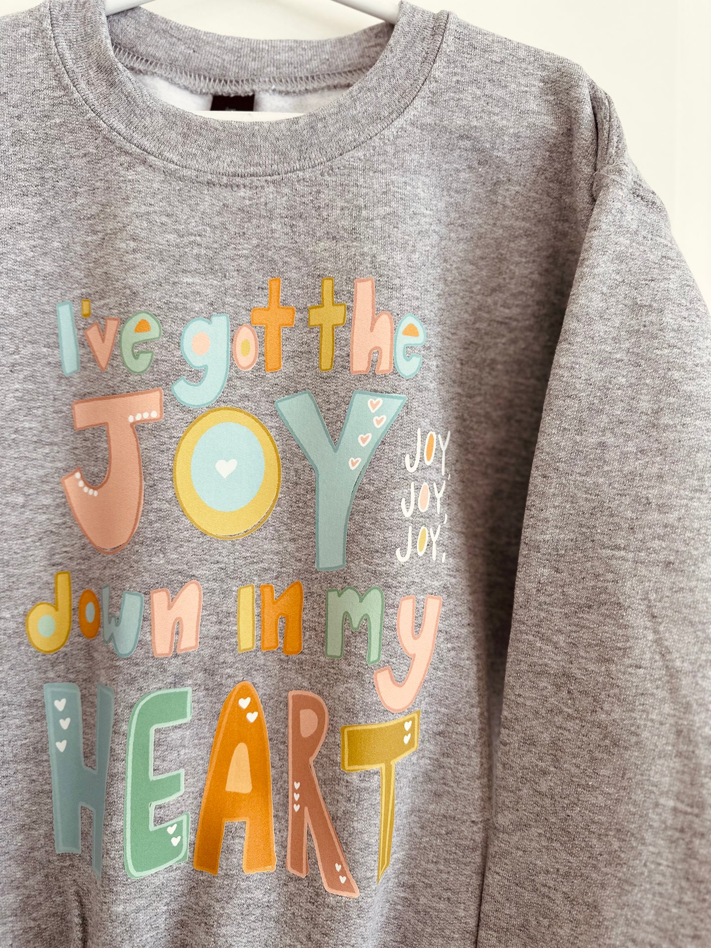 “I’ve got the joy, joy, joy, joy down in my heart”