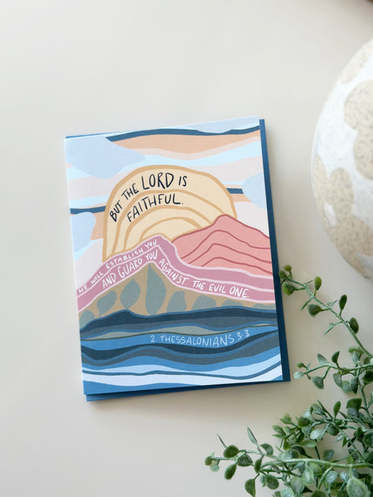 Greeting Card • the Lord is faithful