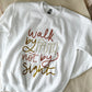 Crewneck sweatshirt | Walk by faith not by sight