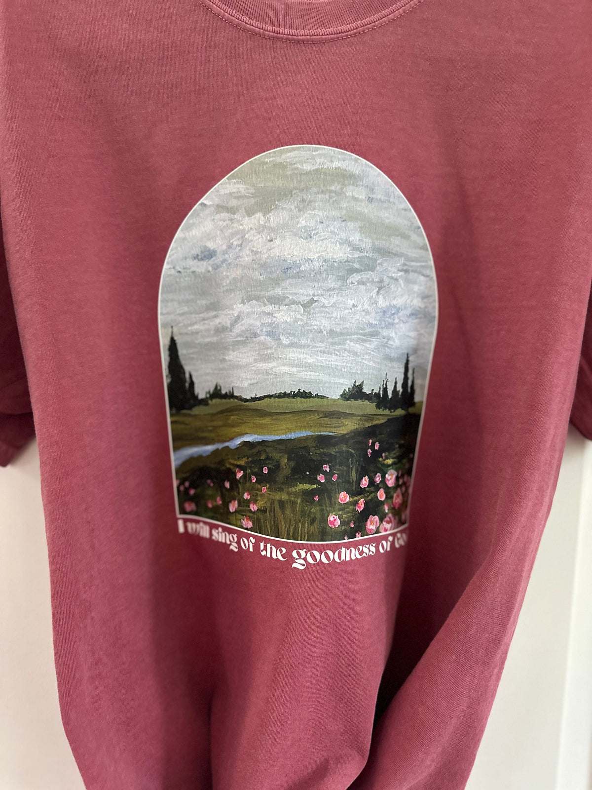 I will sing of the goodness of God | Comfort Colors Tshirt (Copy)