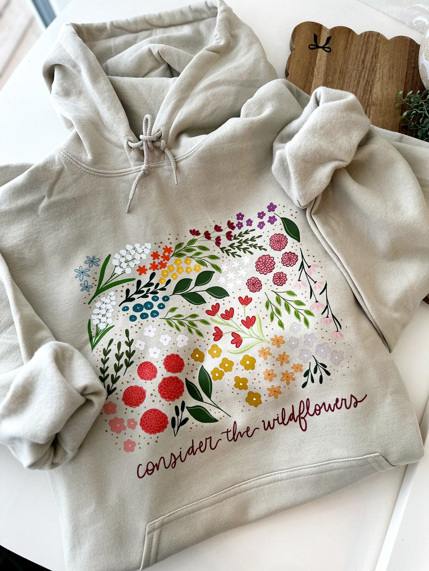 Consider the wildflowers | hoodie