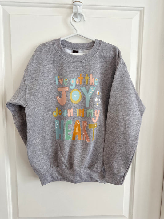 “I’ve got the joy, joy, joy, joy down in my heart”