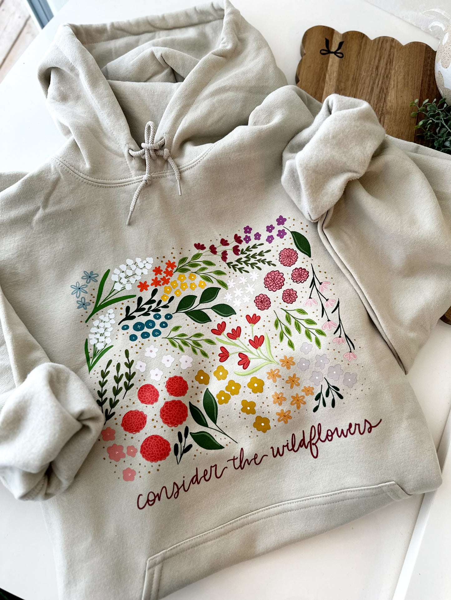 Consider the wildflowers | hoodie