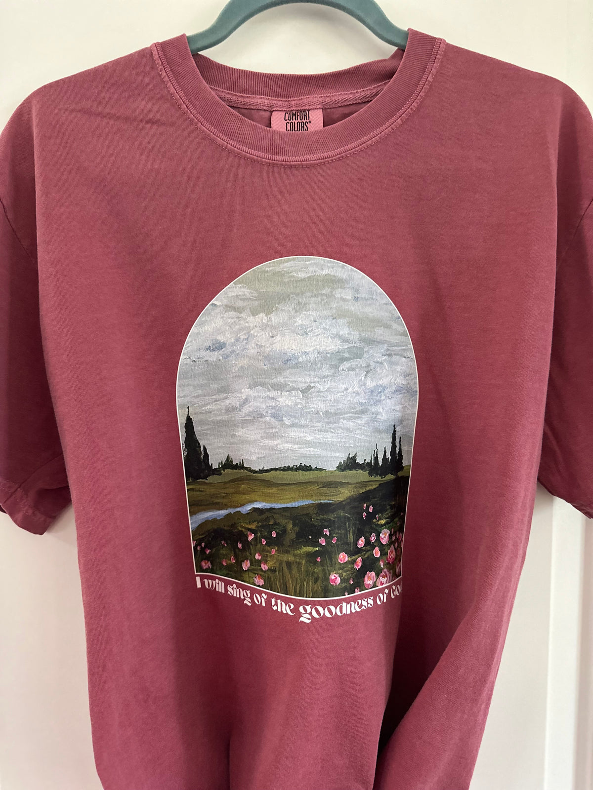 I will sing of the goodness of God | Comfort Colors Tshirt (Copy)