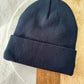 Fleece-lined Knit Toque | NAVY | Soli Deo Gloria