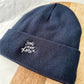 Fleece-lined Knit Toque | NAVY | Soli Deo Gloria