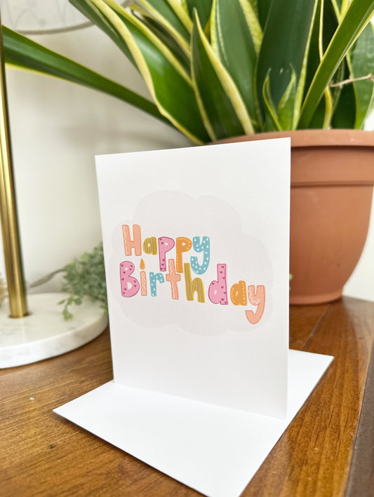 Greeting Card • Happy birthday
