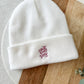 Fleece-lined Knit Toque | WHITE | Count it all joy