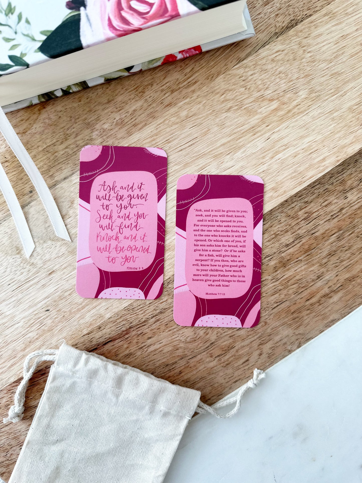 Mini scripture cards