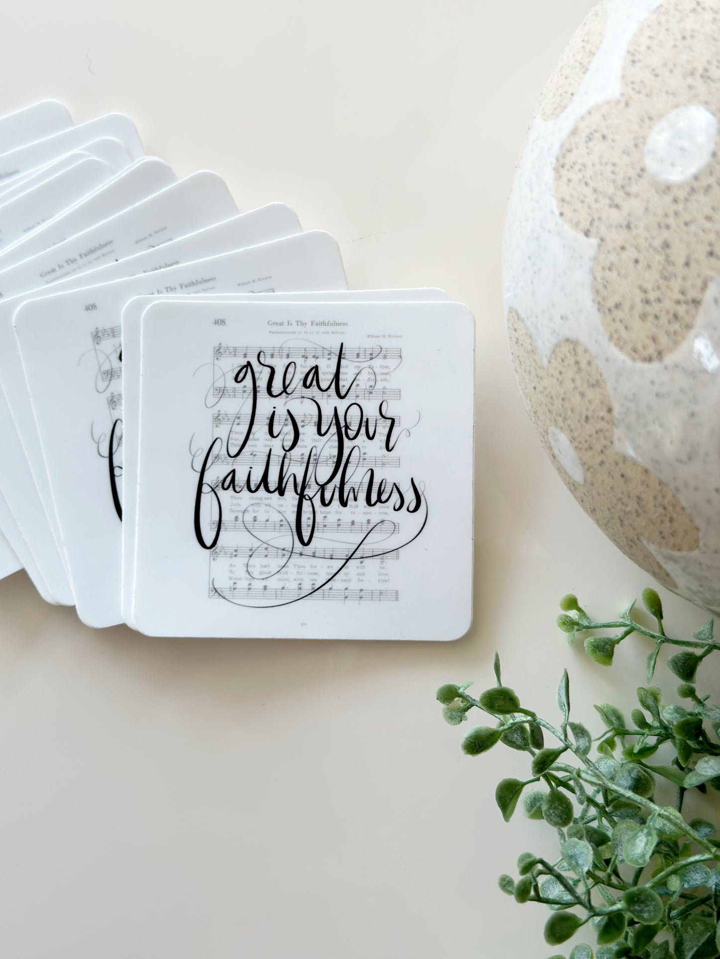 Great is Thy faithfulness | vinyl sticker