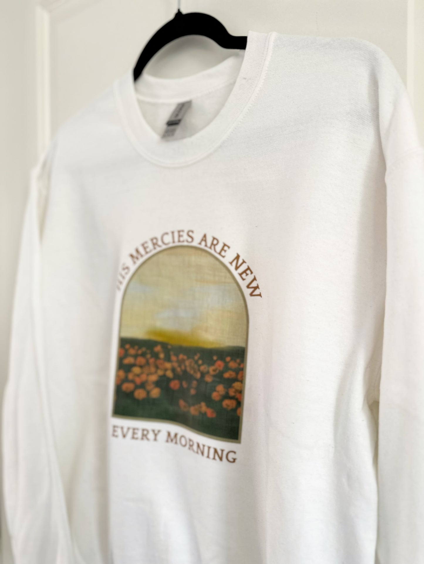His mercies are new every morning | crewneck