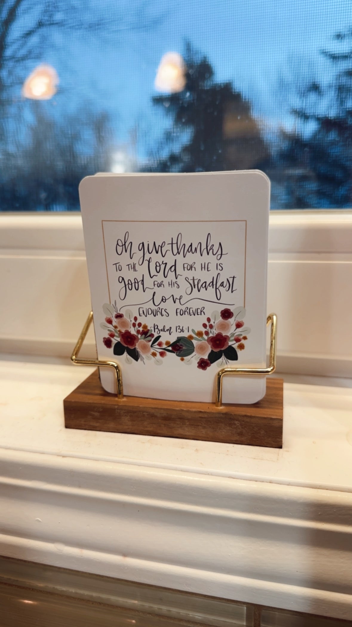 99 days of Encouragement    | 2nd EDITION | Mini print set | with stand