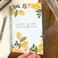 Undated weekly planner  | Be Thou my vision, O Lord of my heart