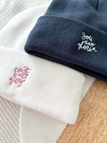 Fleece-lined Knit Toque | NAVY | Soli Deo Gloria